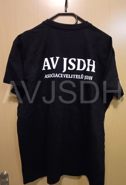 Tričko AVJSDH, černé